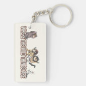 Where the Wild Things Are Characters on Logo Sleutelhanger (achterkant)