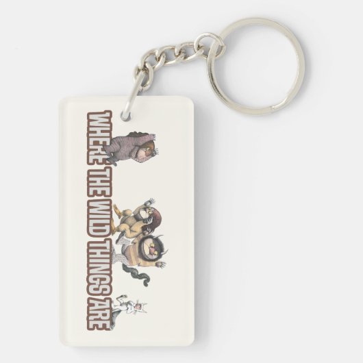Where the Wild Things Are Characters on Logo Sleutelhanger (achterkant)