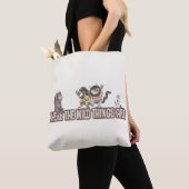 Where the Wild Things Are Characters on Logo Tote Bag (Dichtbij)