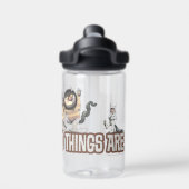 Where the Wild Things Are Characters on Logo Waterfles (Achterkant)