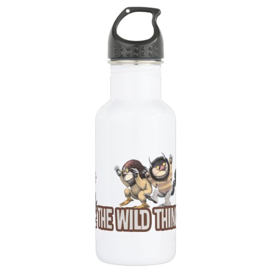 Where the Wild Things Are Characters on Logo Waterfles (Voorkant)