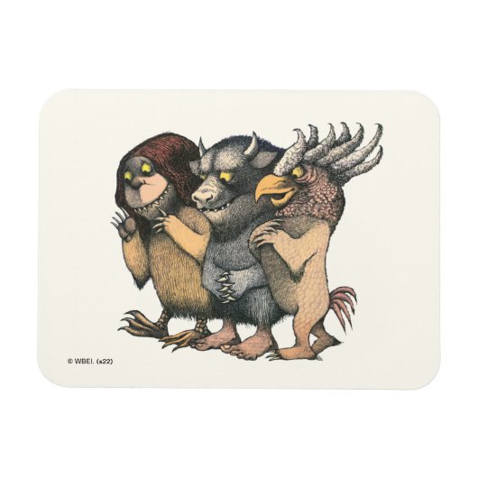 Where the Wild Things Are | Creaturen Magneet (Horizontaal)