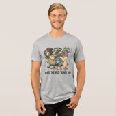 Where the Wild Things Are | Creatures Tri-Blend Shirt (Voorkant volledig)