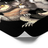 Where The Wild Things Are Daddy To Be  Poster (Hoek)