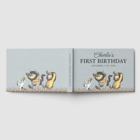 Where the Wild Things Are First Birthday Gastenboek (Volledig)