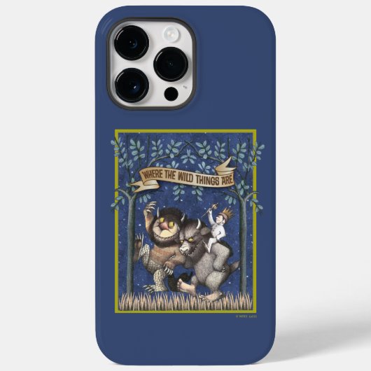 Where the Wild Things Are Grafisch Case-Mate iPhone Case (Achterkant)