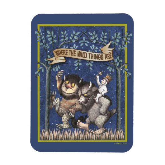 Where the Wild Things Are grafisch Magneet (Verticaal)