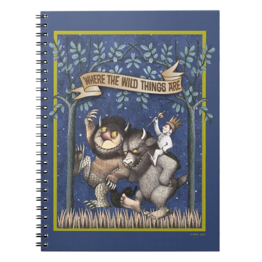 Where the Wild Things Are grafisch Notitieboek (Voorkant)