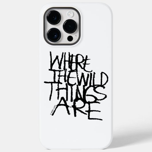 Where the Wild Things Are | Handgeschreven Case-Mate iPhone Case (Achterkant)