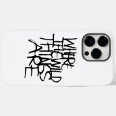 Where the Wild Things Are | Handgeschreven Case-Mate iPhone Case (Achterkant (horizontaal))