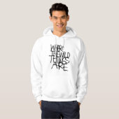 Where the Wild Things Are | Handgeschreven Hoodie (Voorkant volledig)