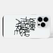 Where the Wild Things Are | Handgeschreven iPhone Hoesje (Achterkant horizontaal)