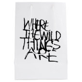 Where the Wild Things Are | Handgeschreven Medium Cadeauzakje (Achterkant)