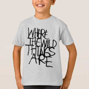 Where the Wild Things Are Handgeschreven T-shirt