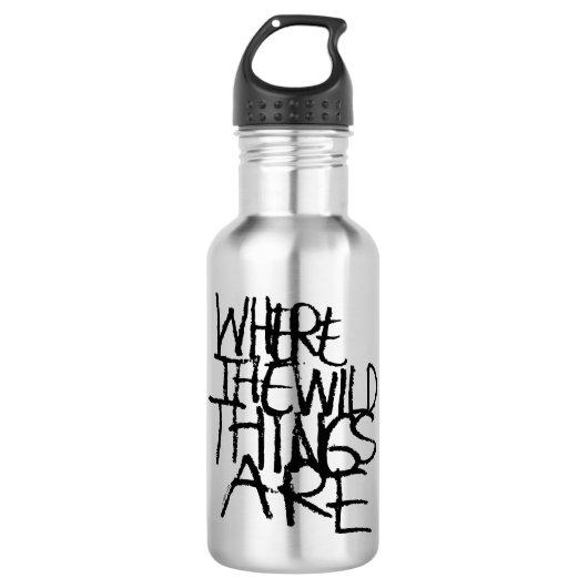 Where the Wild Things Are | Handgeschreven Waterfles (Voorkant)