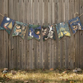 Where the Wild Things Are Illustrated Vlaggetjes