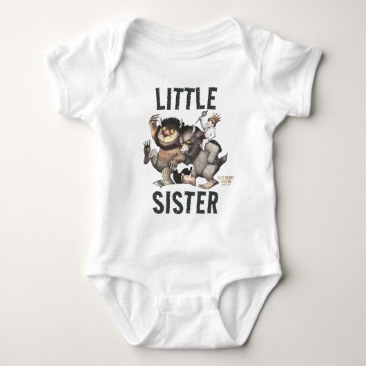 Where the Wild Things Are | Kleine zus Romper (Voorkant)