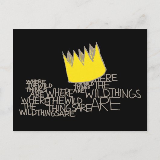 Where the Wild Things Are | Kroon Briefkaart (Voorkant)