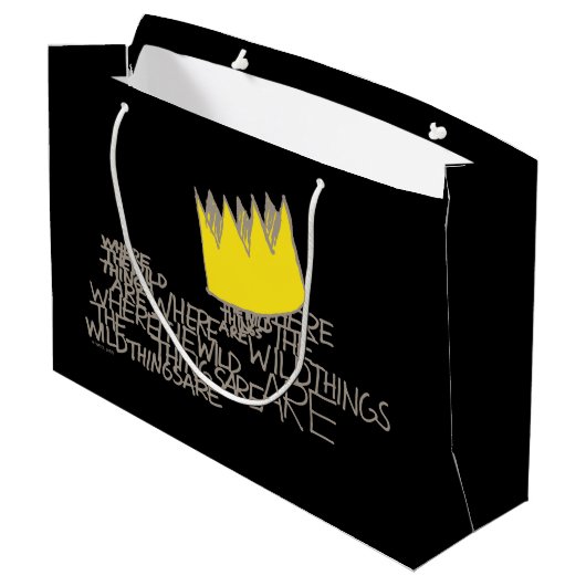 Where the Wild Things Are | Kroon Groot Cadeauzakje (Achterkant Gekanteld)