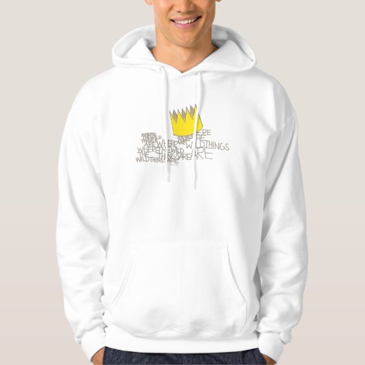 Where the Wild Things Are | Kroon Hoodie (Voorkant)