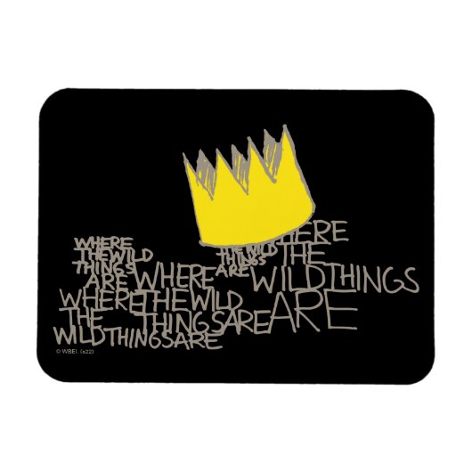 Where the Wild Things Are | Kroon Magneet (Horizontaal)