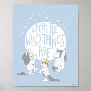 Where The Wild Things Are   Maan & Sterren Poster