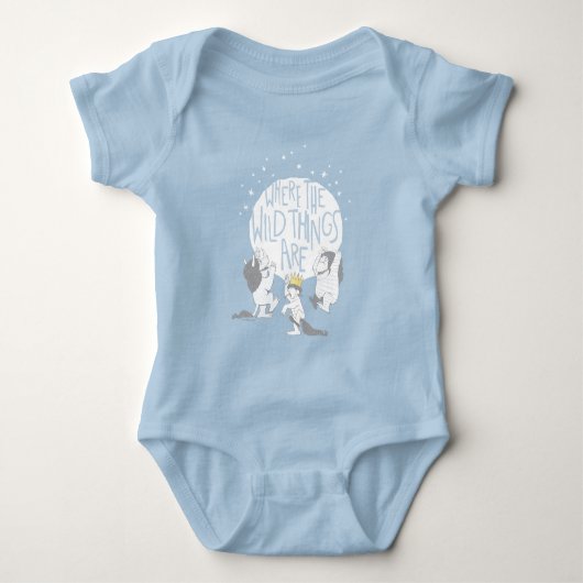 Where The Wild Things Are | Maan & Sterren Romper (Voorkant)