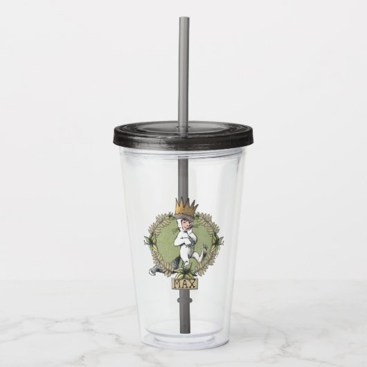 Where the Wild Things Are | Max Badge Acryl Drinkbeker (Voorkant)