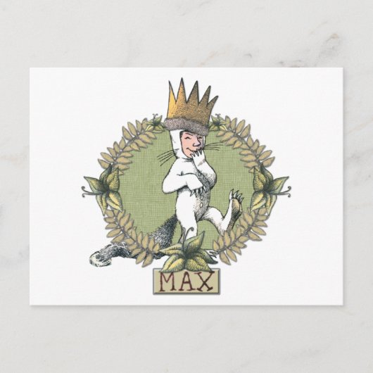 Where the Wild Things Are | Max Badge Briefkaart (Voorkant)