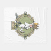 Where the Wild Things Are | Max-badge Fleece Deken (Voorkant (Horizontaal))