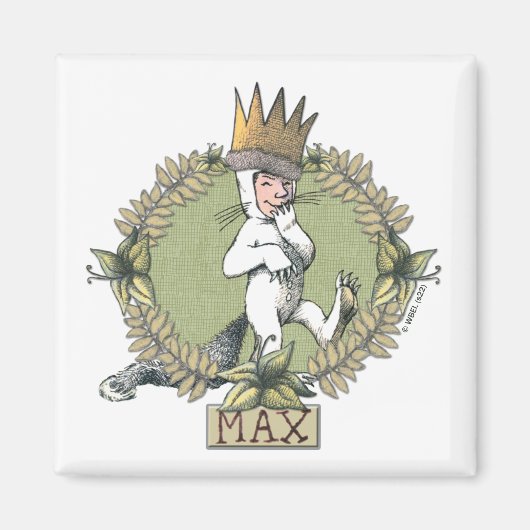 Where the Wild Things Are | Max Badge Magneet (Voorkant)