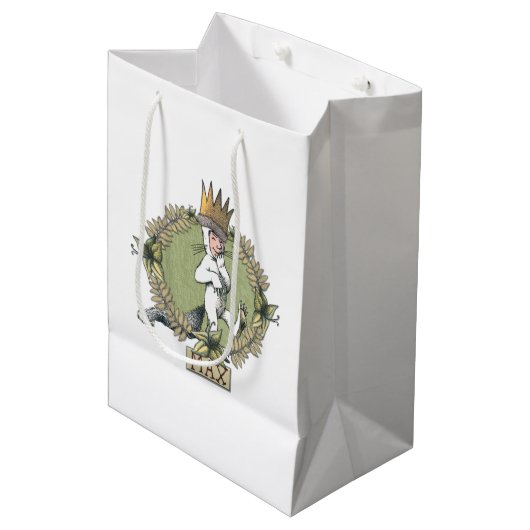 Where the Wild Things Are | Max-badge Medium Cadeauzakje (Voorkant Gekanteld)