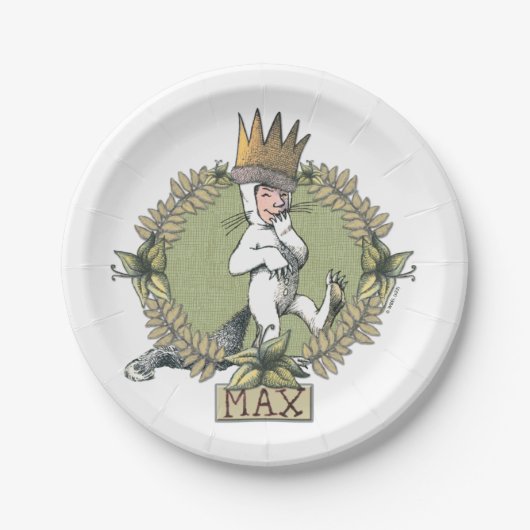 Where the Wild Things Are | Max Badge Papieren Bordje (Voorkant)