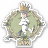 Where the Wild Things Are | Max-badge Sticker (Voorkant)