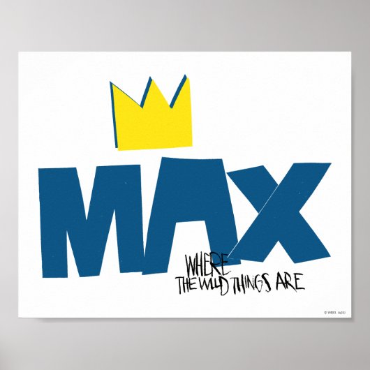 Where the Wild Things Are | Max en Kroon Poster (Voorkant)
