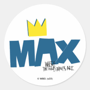 Where the Wild Things Are   Max en Kroon Ronde Sticker