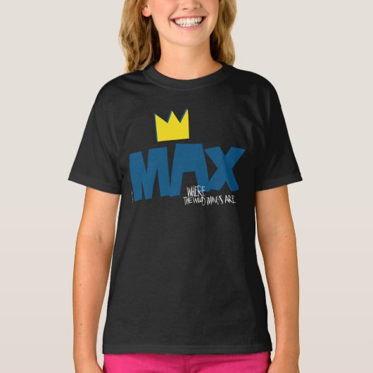 Where the Wild Things Are | Max en Kroon T-shirt (Voorkant)