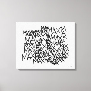 Where the Wild Things Are   Max herhaalt Canvas Afdruk