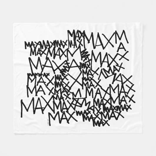 Where the Wild Things Are | Max herhaalt Fleece Deken (Voorkant (Horizontaal))