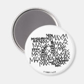 Where the Wild Things Are | Max herhaalt Magneet (Voorkant / Achterkant)