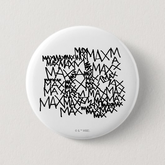 Where the Wild Things Are | Max herhaalt Ronde Button 5,7 Cm (Voorkant)