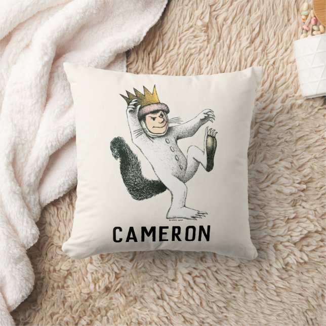 Where the Wild Things Are | Max | Voeg je naam toe Kussen (Deken)