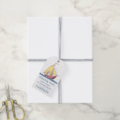 Where the Wild Things Are | Max zeilt Cadeaulabel (Met Touw)