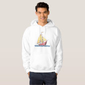 Where the Wild Things Are | Max zeilt Hoodie (Voorkant volledig)