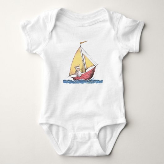Where the Wild Things Are | Max zeilt Romper (Voorkant)
