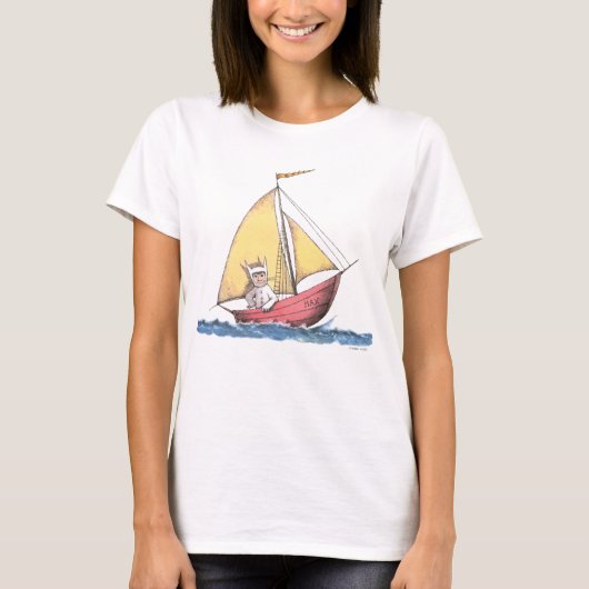 Where the Wild Things Are | Max zeilt T-shirt (Voorkant)