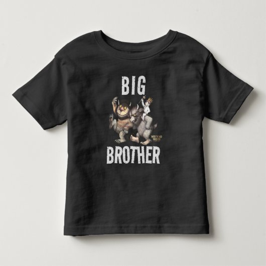 Where the Wild Things Are | Oudere Broer Kinder Shirts (Voorkant)