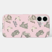 Where the Wild Things Are Pink Star Pattern Case-Mate iPhone Case (Achterkant (horizontaal))