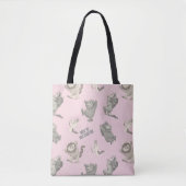 Where the Wild Things Are Pink Star Pattern Tote Bag (Voorkant)