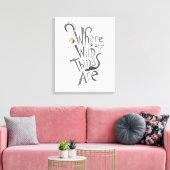 Where the Wild Things Are Quote Grafisch Canvas Afdruk (Insitu (Woonkamer))
